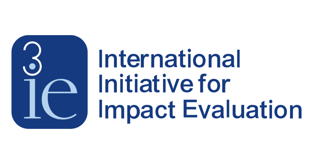The 3ie logo: International Initiative for Impact Evaluation
